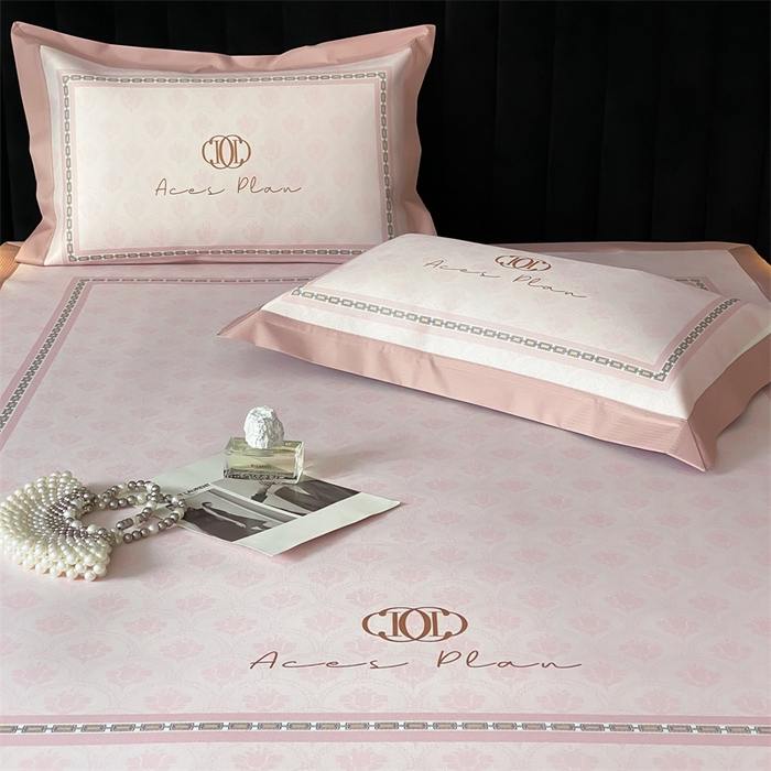 91家纺网 家纺一手货源 找家纺 三味舒屋 2025新款凉感抗菌防螨印花冰丝养生席手绘系列床席款【简欧】  安娜粉