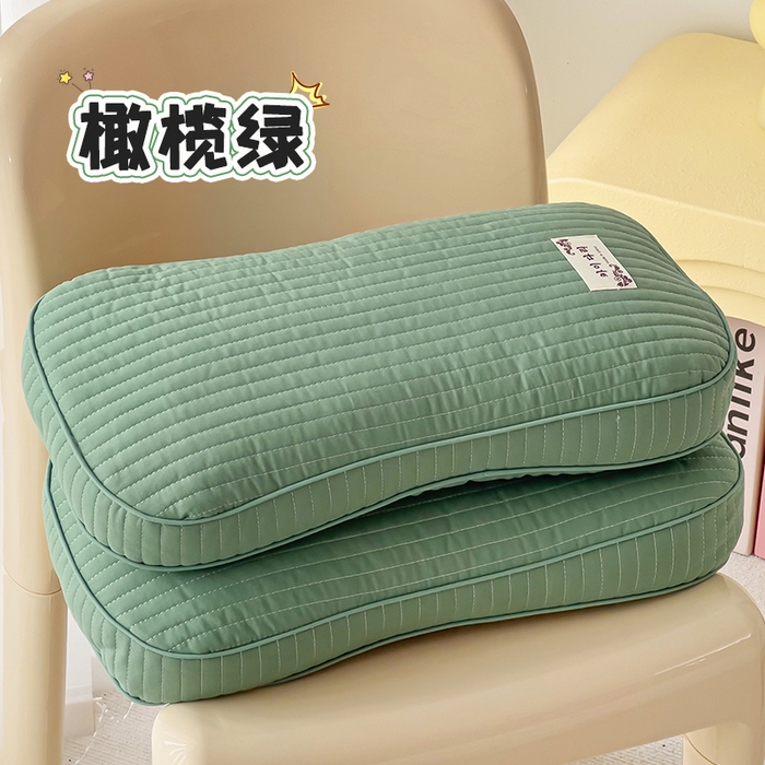 91家纺网 家纺一手货源 找家纺 （总）她喜爱枕芯枕头  2024新款韩式水洗棉面包全荞麦枕芯枕头