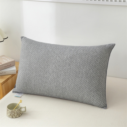 91家纺网 家纺一手货源 找家纺 （总）织布人 2024新款枕芯超柔针织云端羊绒纤维羽丝绒枕头护颈枕芯