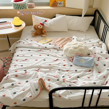 91家纺网 家纺一手货源 找家纺 （总）顾里家纺 2024新款ins韩系华夫格夏凉被夏被空调被