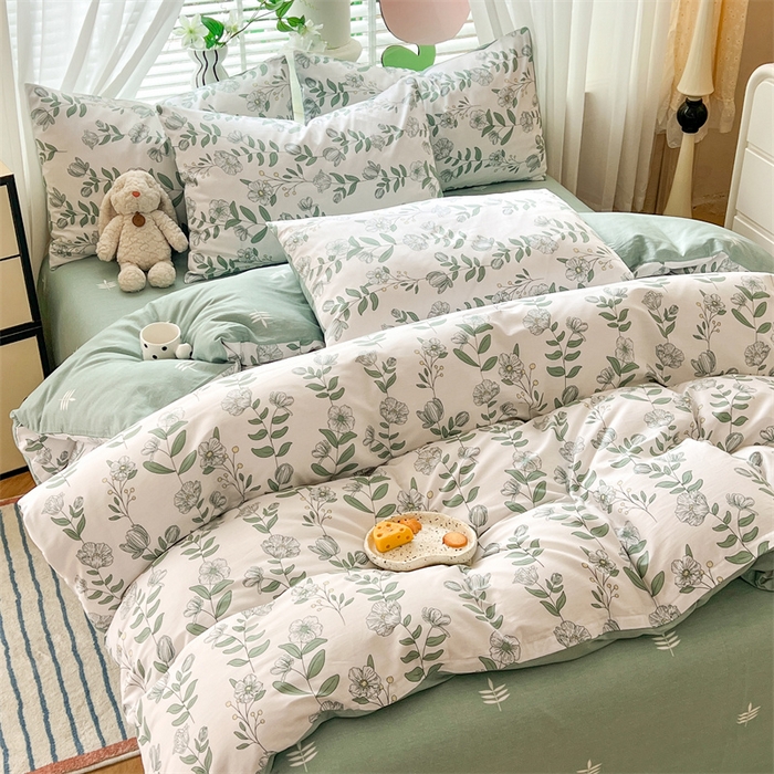 91家纺网 家纺一手货源 找家纺 多品家纺 2024年直播爆款12868全棉四件套 叶雨风