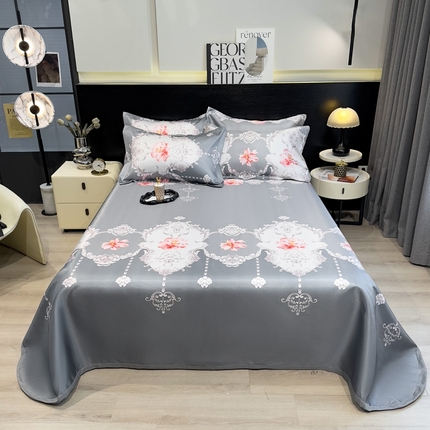 91家纺网 家纺一手货源 找家纺 （总）席佬大 2025新款水洗冰丝凉席床单款