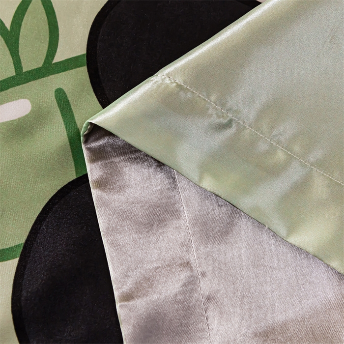 91家纺网 家纺一手货源 找家纺 梦舒羽2025新款可水洗冰丝双人枕套凉爽枕头套枕芯套 熊猫乐园