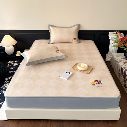 91家纺网 家纺一手货源 找家纺 （总）Sweet dreams甜梦 2024新款7A抗菌养生冰藤席