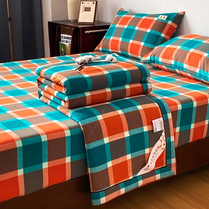 91家纺网 家纺一手货源 找家纺 （总）21度C 2024新款全棉夏被四件套