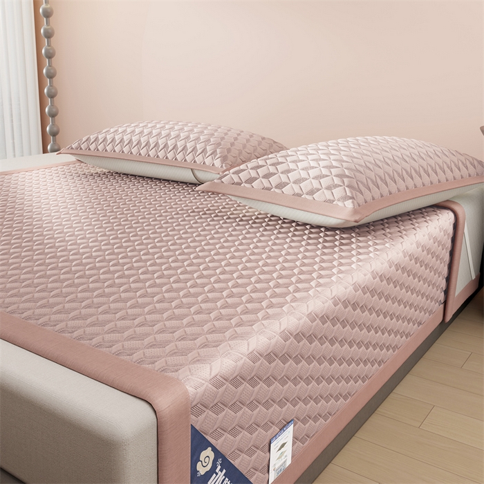 91家纺网 家纺一手货源 找家纺 （总）伊被源 2024新款冰豆豆凉感PE软凉席--映象