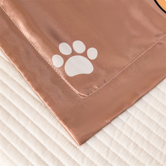 91家纺网 家纺一手货源 找家纺 梦舒羽2025新款可水洗冰丝双人枕套凉爽枕头套枕芯套 可爱汪