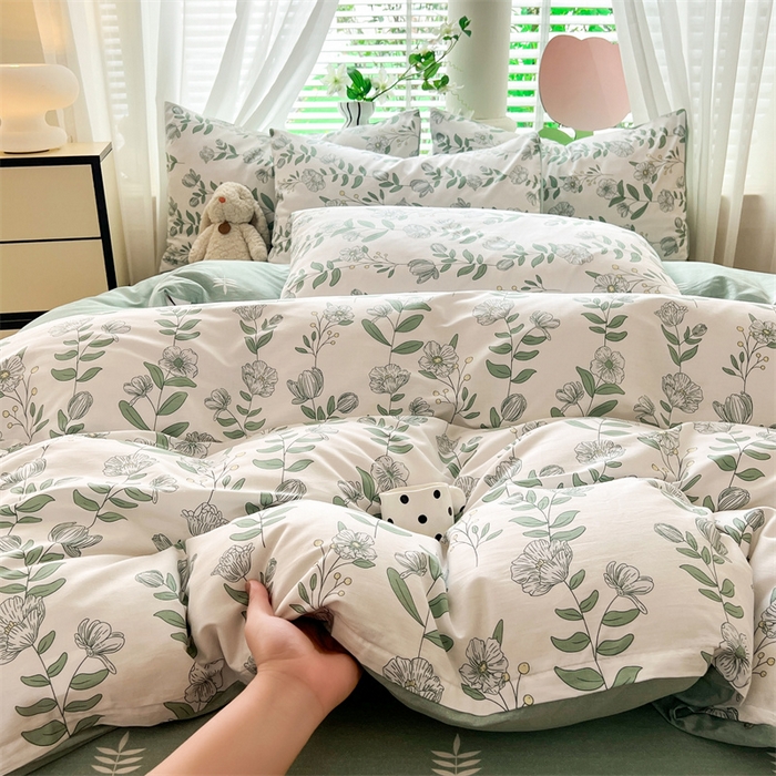 91家纺网 家纺一手货源 找家纺 多品家纺 2024年直播爆款12868全棉四件套 叶雨风