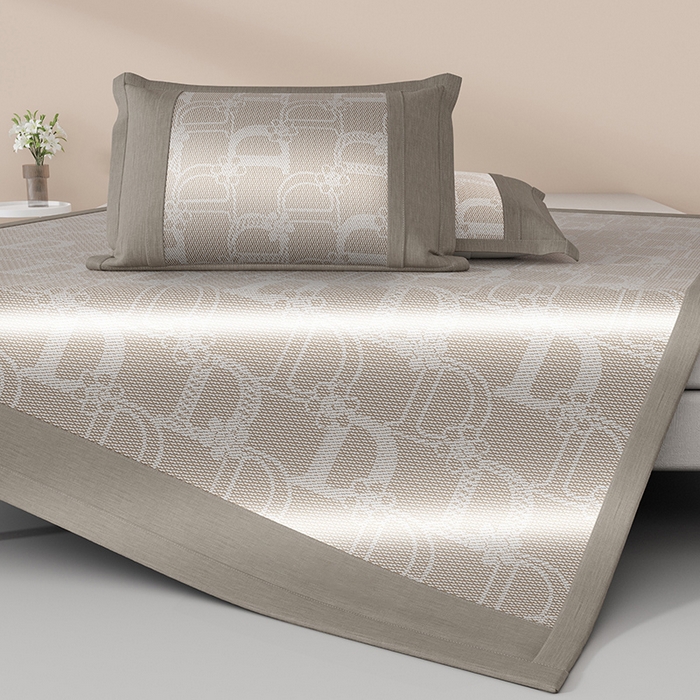 91家纺网 家纺一手货源 找家纺 伊被源 2024新款抗菌水洗绣花冰丝席--迪斯尼 迪斯尼-冰幻咖