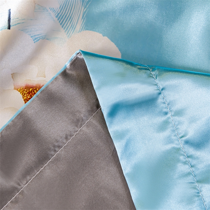 91家纺网 家纺一手货源 找家纺 梦舒羽2025新款可水洗冰丝双人枕套凉爽枕头套枕芯套 花语