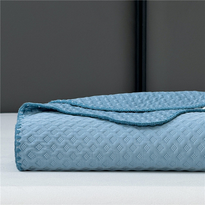 91家纺网 家纺一手货源 找家纺 伊被源 2024新款A类多功能抗菌夏凉被 冰雾兰