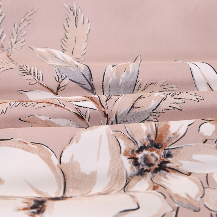 91家纺网 家纺一手货源 找家纺 富之航家纺 2024新款拼角宽边水洗天丝夏被四件套 花悦吟粉