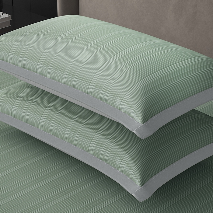 91家纺网 家纺一手货源 找家纺 伊被源 2024新款亲肤舒适品味生活凉感席 清透绿