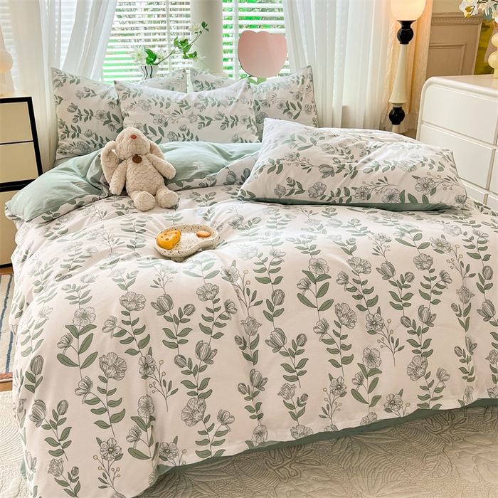 91家纺网 家纺一手货源 找家纺 多品家纺 2024年直播爆款12868全棉四件套 叶雨风