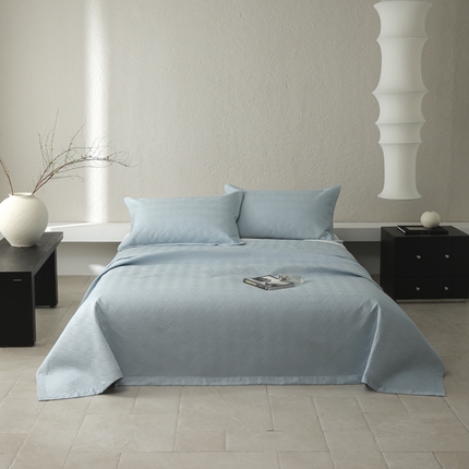 91家纺网 家纺一手货源 找家纺 （总）薏思家纺 2025新款60兰精天丝夹棉床盖三件套系列（外贸原单）