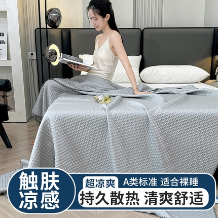 伊被源 2024新款A类多功能抗菌夏凉被 冰清灰