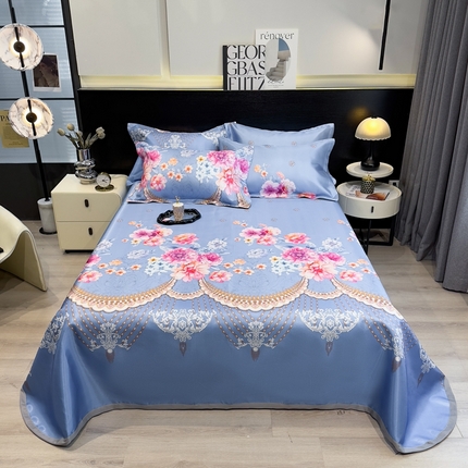 91家纺网 家纺一手货源 找家纺 （总）席佬大 2025新款水洗冰丝凉席床单款