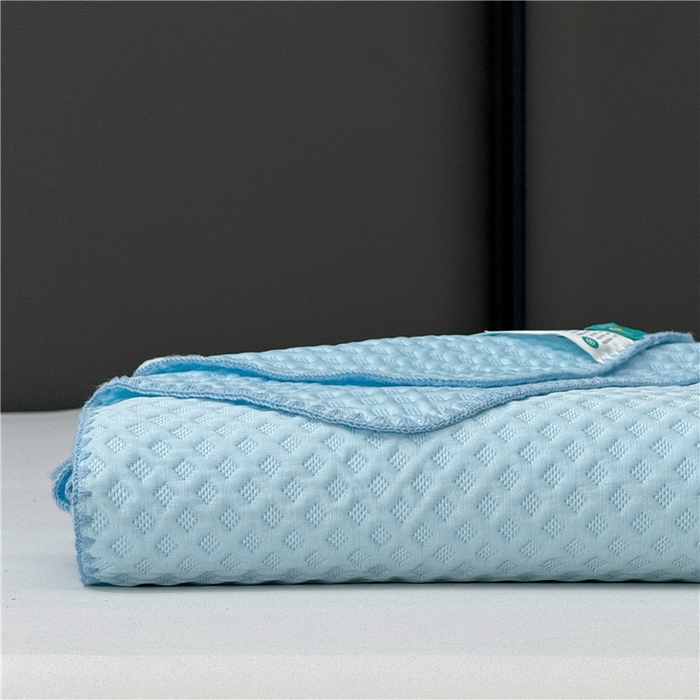 91家纺网 家纺一手货源 找家纺 伊被源 2024新款A类多功能抗菌夏凉被 冰幻兰