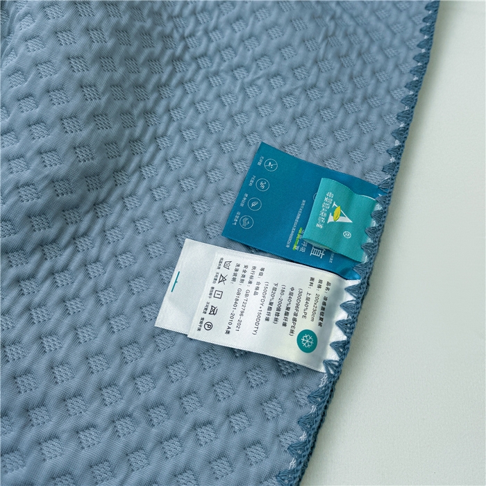 91家纺网 家纺一手货源 找家纺 伊被源 2024新款A类多功能抗菌夏凉被 冰雾兰