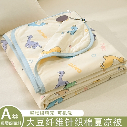 91家纺网 家纺一手货源 找家纺 （总）葡萄家 2025新款A类母婴级大豆纤维牛奶丝针织棉夏凉被（提供买家秀）