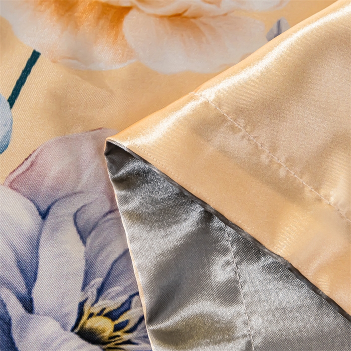 91家纺网 家纺一手货源 找家纺 梦舒羽2025新款可水洗冰丝双人枕套凉爽枕头套枕芯套 暗香