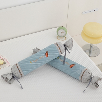 91家纺网 家纺一手货源 找家纺 （总）织布人 2024新款颈椎枕夏季凉感冰丝糖果牵引颈椎枕午睡枕护颈枕头枕芯