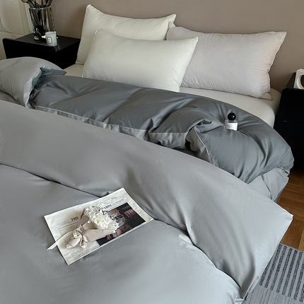 91家纺网 家纺一手货源 找家纺 （总）澳梵2024新款60s全棉纯色单品被套