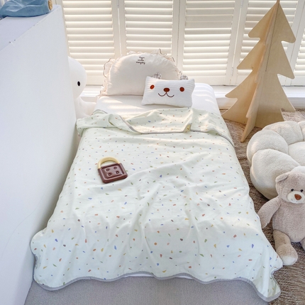 91家纺网 家纺一手货源 找家纺 （总）益多眠2024新款 全棉A类双层纱多功能童毯