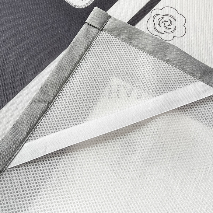 91家纺网 家纺一手货源 找家纺 栩裕纺织 2025款数码印花1200D碳光牛奶冰丝凉席 格调印象-灰