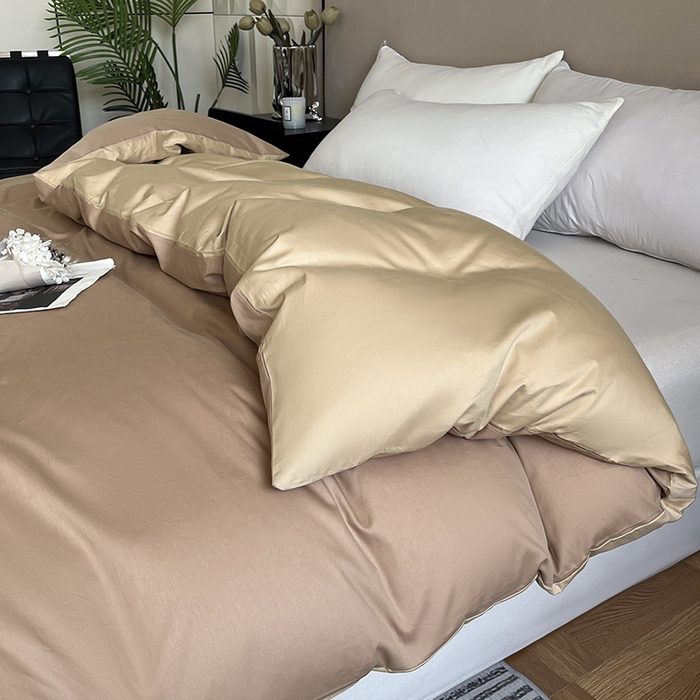 91家纺网 家纺一手货源 找家纺 （总）澳梵2024新款60s全棉纯色单品被套