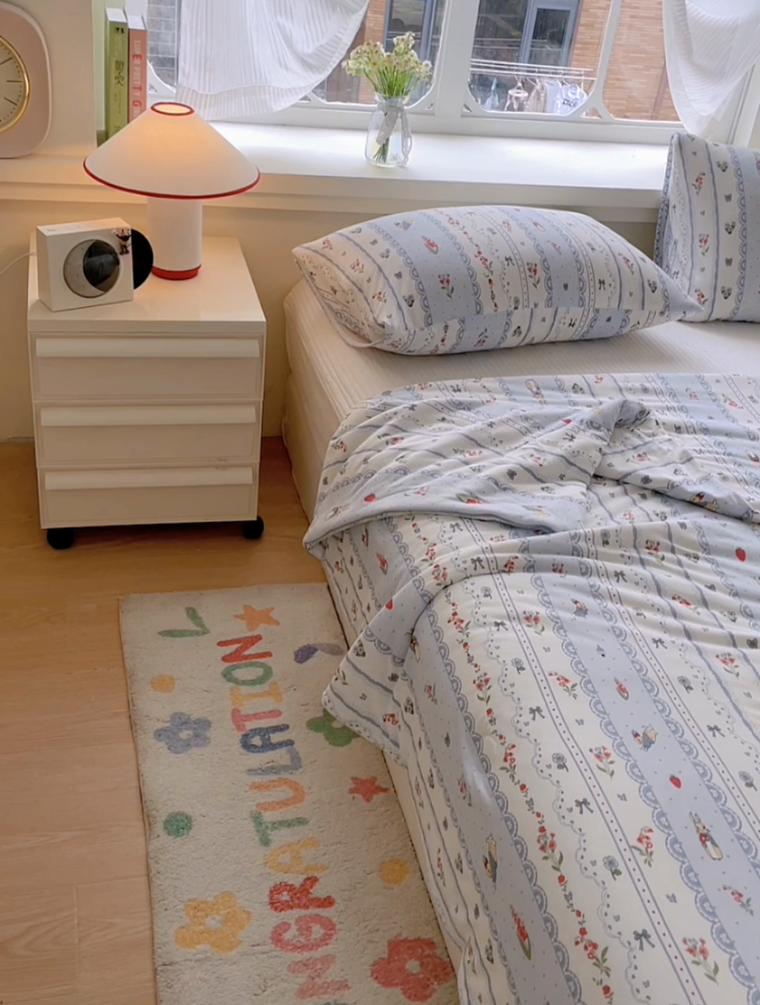 91家纺网 家纺一手货源 找家纺 沐慕 2024新款小清新加厚亲肤针织棉夏被 盛夏