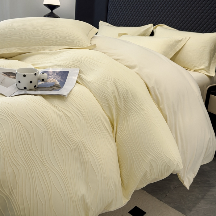 91家纺网 家纺一手货源 找家纺 （总）金丝鸟家纺 2024新款全棉水洗棉提花四件套