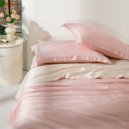 91家纺网 家纺一手货源 找家纺 （总）被窝 2025新款60s莱赛尔天丝大豆夏被四件套（提供买家秀）