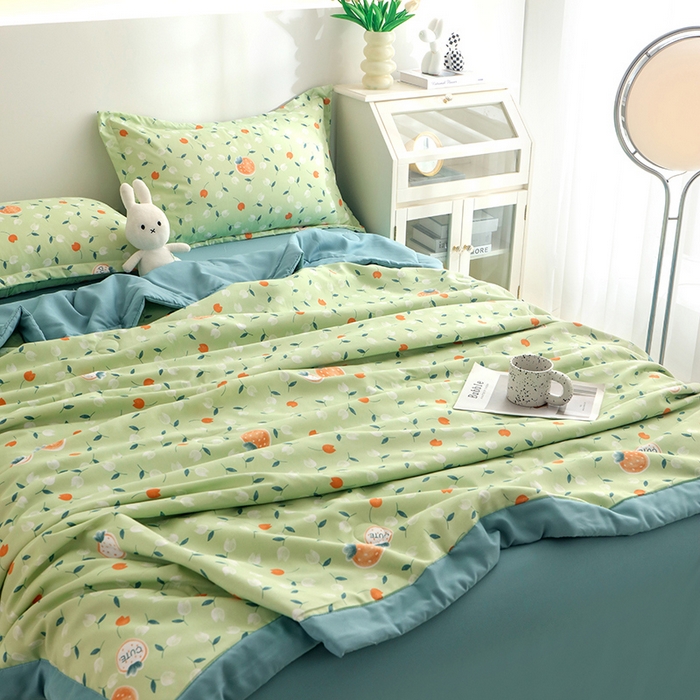 91家纺网 家纺一手货源 找家纺 优布加 2024新款水洗棉大豆被夏被大豆纤维空调被夏凉被 黛馨