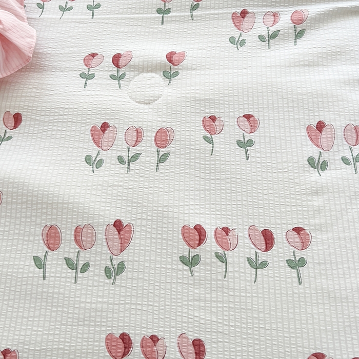 91家纺网 家纺一手货源 找家纺 富之航 2024新款时尚舒适泡泡棉夏被四件套伊梦