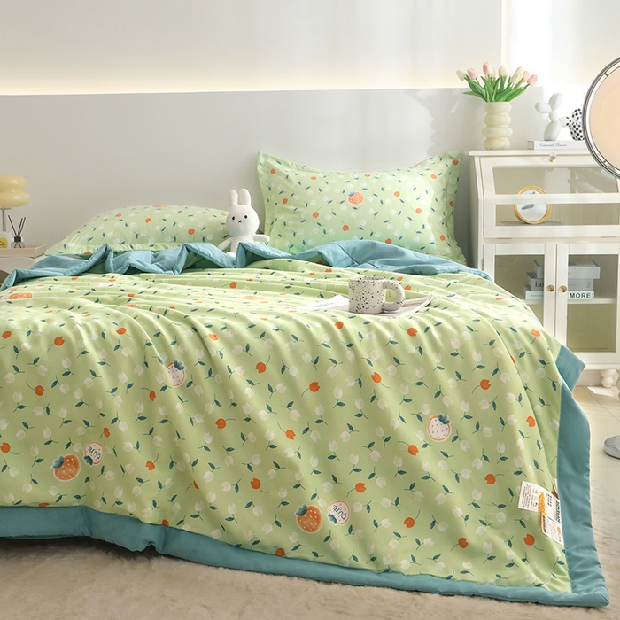 91家纺网 家纺一手货源 找家纺 优布加 2024新款水洗棉大豆被夏被大豆纤维空调被夏凉被 黛馨