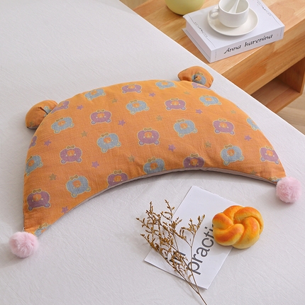 91家纺网 家纺一手货源 找家纺 （总）其乐枕芯 2024新款月亮熊荞麦枕超30天不退不换 