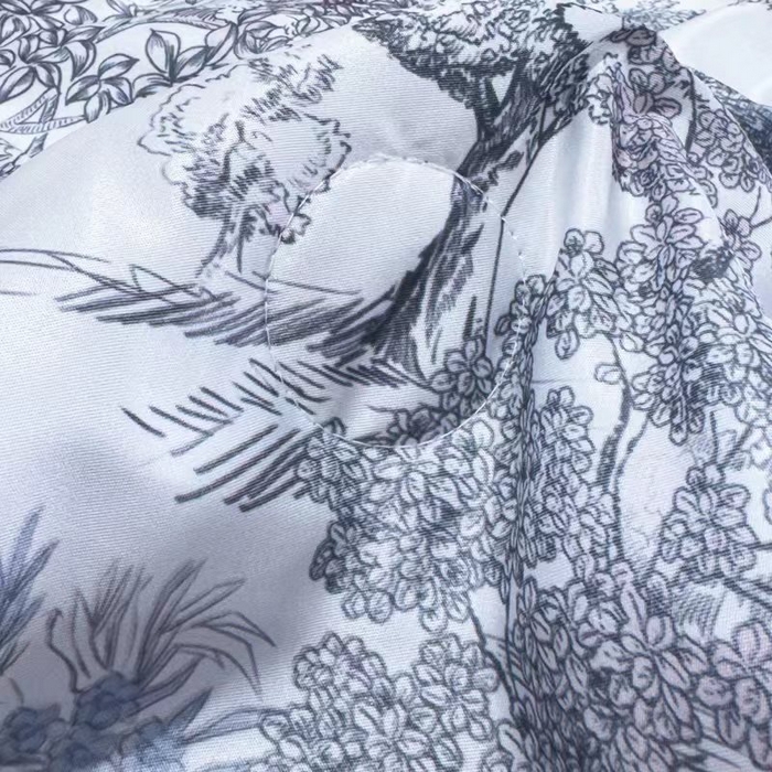 91家纺网 家纺一手货源 找家纺 丽卡家纺  2024新款夏被四件套 紫荆花园