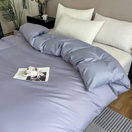 91家纺网 家纺一手货源 找家纺 （总）澳梵2024新款60s全棉纯色单品被套