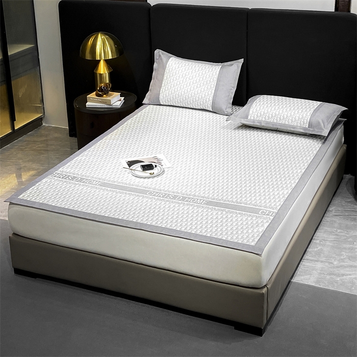 91家纺网 家纺一手货源 找家纺 （总）启程家纺 2024新款A类轻奢600D数码印花冰藤席 迪宝系列