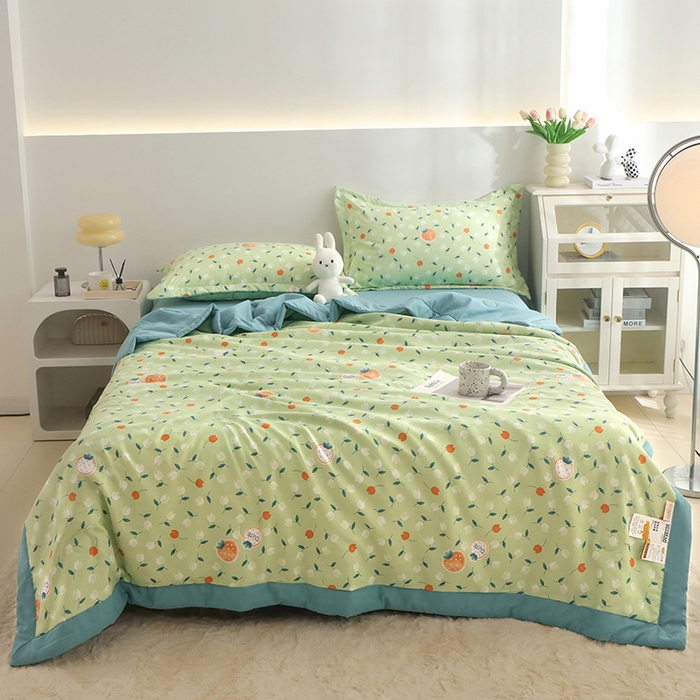 91家纺网 家纺一手货源 找家纺 优布加 2024新款水洗棉大豆被夏被大豆纤维空调被夏凉被 黛馨