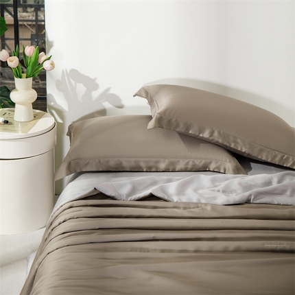 91家纺网 家纺一手货源 找家纺 （总）被窝 2025新款60s莱赛尔天丝大豆夏被四件套（提供买家秀）