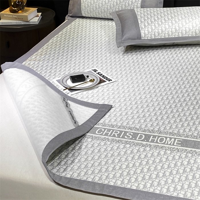 91家纺网 家纺一手货源 找家纺 （总）启程家纺 2024新款A类轻奢600D数码印花冰藤席 迪宝系列