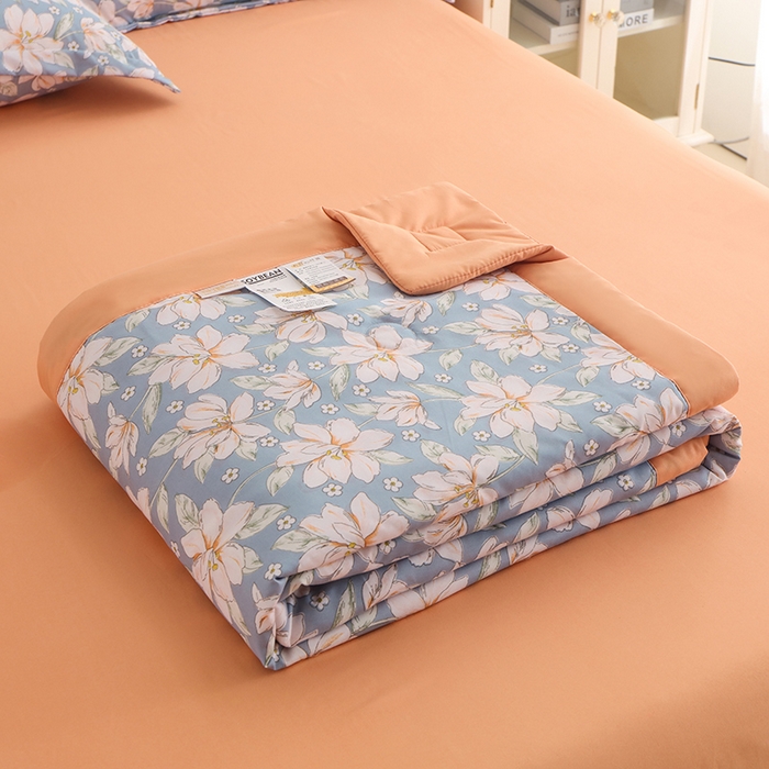 91家纺网 家纺一手货源 找家纺 优布加 2024新款水洗棉大豆被夏被大豆纤维空调被夏凉被 慕芸