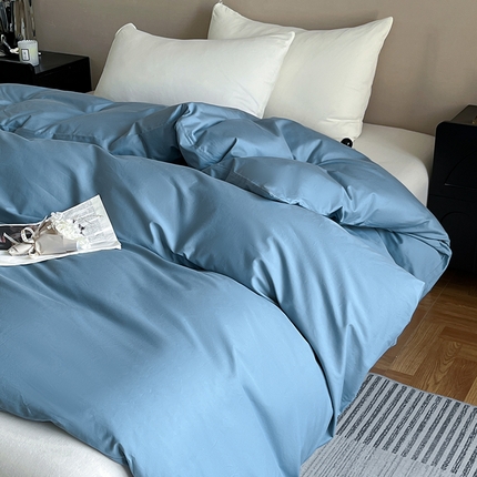 91家纺网 家纺一手货源 找家纺 （总）澳梵2024新款60s全棉纯色单品被套