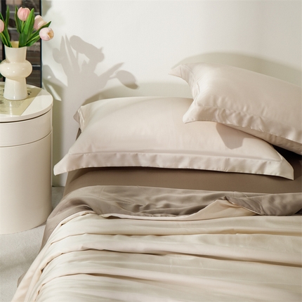 91家纺网 家纺一手货源 找家纺 （总）被窝 2025新款60s莱赛尔天丝大豆夏被四件套（提供买家秀）