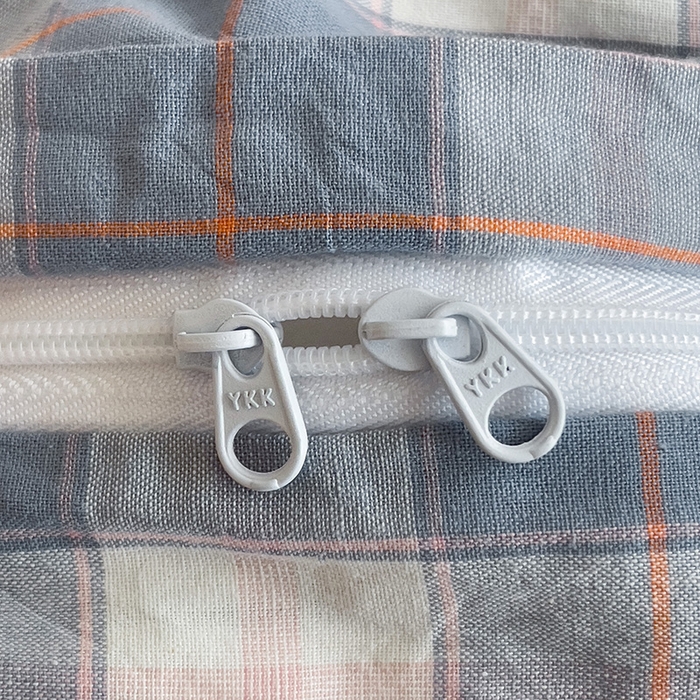 91家纺网 家纺一手货源 找家纺 大柏树 2025新款A类色织全棉水洗棉单品系列-单被套 简兮兰