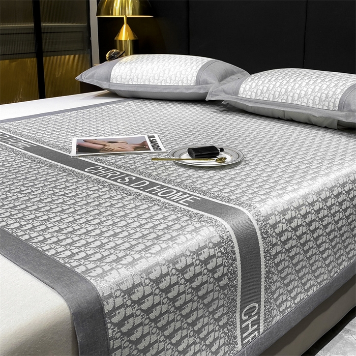 91家纺网 家纺一手货源 找家纺 （总）启程家纺 2024新款A类轻奢600D数码印花冰藤席 迪宝系列