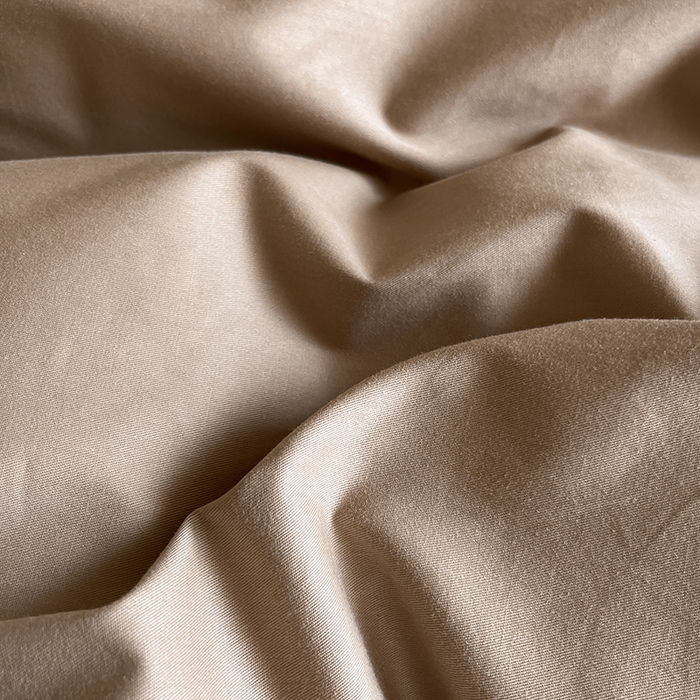 91家纺网 家纺一手货源 找家纺 澳梵2024新款60s全棉纯色单品被套 茶棕-奇遇金