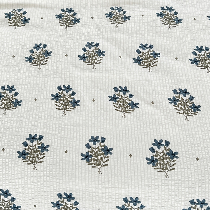 91家纺网 家纺一手货源 找家纺 富之航 2024新款时尚舒适泡泡棉夏被四件套晴朗